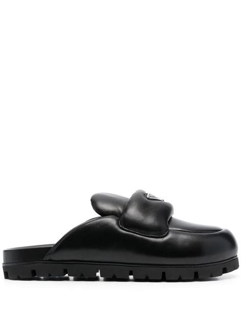 prada womems clogs|prada lug sole padded mules.